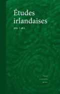 Études irlandaises, n° 48-2/2023