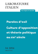 Laboratoire italien. Politique et société, n° 14/2014