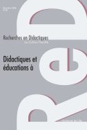 Recherches en Didactiques, n° 30/décembre 2020