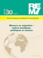 Revue Européenne des Migrations Internationales, Volume 30, n° 1/2014