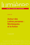 Lumières, n° 40/2022-2