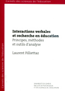 Interactions verbales et recherche en éducation