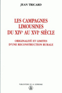 Les campagnes limousines du XIV<sup>e</sup> au XVI<sup>e</sup> siècle