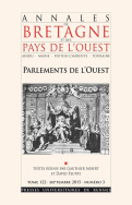 Annales de Bretagne et des pays de l'Ouest, Tome 122, n° 3/septembre 2015