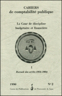 Cahiers de comptabilité publique, n° 2/1992