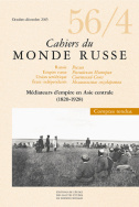 Cahiers du Monde russe, n° 56, 4/octobre-décembre 2015