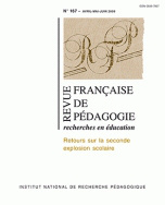 Revue française de pédagogie, n° 167/2009