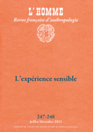 L'Homme. Revue française d'anthropologie, n° 247-248