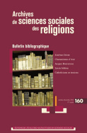 Archives de sciences sociales des religions, n° 160/2012