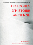 Dialogues d'histoire ancienne, supplément n° 8/2013