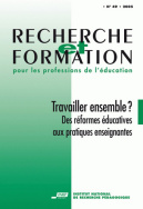 Recherche et formation, n° 49/2005