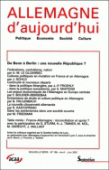 Allemagne d'aujourd'hui, n° 156/avril-juin 2001