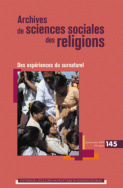 Archives de sciences sociales des religions, n° 145/2009