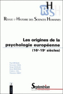 Revue d'Histoire des Sciences Humaines, n° 2/2000