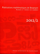 Publications mathématiques de Besançon, 2012/2