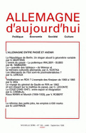 Allemagne d'aujourd'hui, n° 149/juillet-septembre 1999