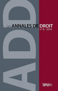 Les Annales de droit, n° 8/2014