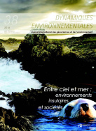 Dynamiques environnementales, n° 38/2016