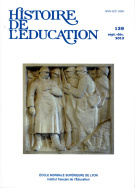 Histoire de l'éducation, n° 139/2013