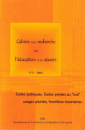 Cahiers de la recherche sur l'éducation et les savoirs, n° 3/2004