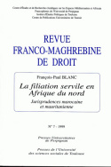 Revue Franco-Maghrébrine de droit, n° 7/1999