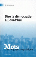 Mots. Les langages du politique, n° 83/mars 2007