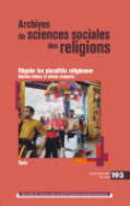 Archives de sciences sociales des religions, n° 193/2021