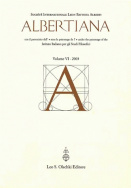 Albertiana, volume VI/2003