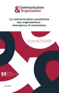 Communication & organisation, n° 59/juin 2021