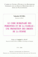 Le Code burkinabè des personnes et de la famille