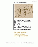 Revue française de pédagogie, n° 171/2010