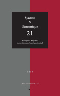 Syntaxe & sémantique, n° 21/2020