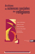 Archives de sciences sociales des religions, n° 149/2010