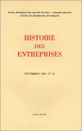 Histoire des entreprises 1958-1963