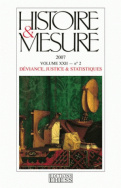 Histoire & Mesure, volume XXII, n° 2/2007