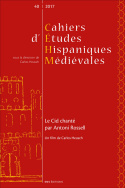 Cahiers d'études hispaniques médiévales, n° 40/2017