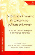 Contribution à l'analyse du comportement politique en Limousin