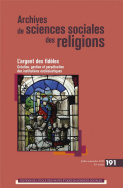 Archives de sciences sociales des religions, n° 191/2020