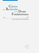 Cahiers de la recherche sur les droits fondamentaux, n° 22/2024