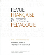 Revue française de pédagogie, n° 202/2018