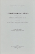 Positions des thèses, Année 2011