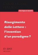 Laboratoire italien. Politique et société, n° 13/2013