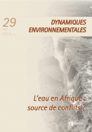 Dynamiques environnementales, n° 29/2012