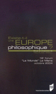 Existe-t-il une Europe philosophique ?