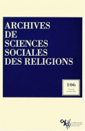 Archives de sciences sociales des religions, n° 106/1999