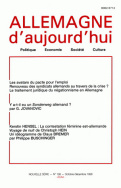 Allemagne d'aujourd'hui, n° 138/octobre-décembre 1996