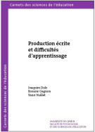 Production écrite et difficultés d'apprentissage