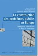 La construction des problèmes publics en Europe