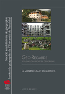 Géo-Regards, n° 11-12/2018-2019