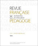 Revue française de pédagogie, n° 214/2022